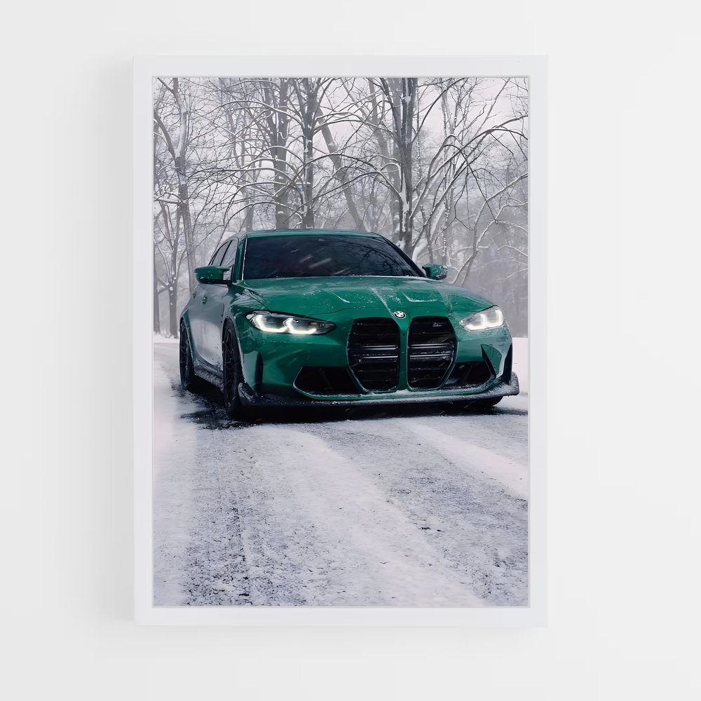 Poster Competition Route – affiche BMW (vue 3)